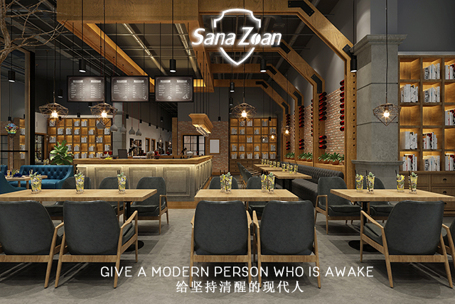 塞納左岸700平米咖啡加盟店，山東滕州店，成功入駐！